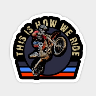 Motocross Dirt Bike Racing Sport Magnet