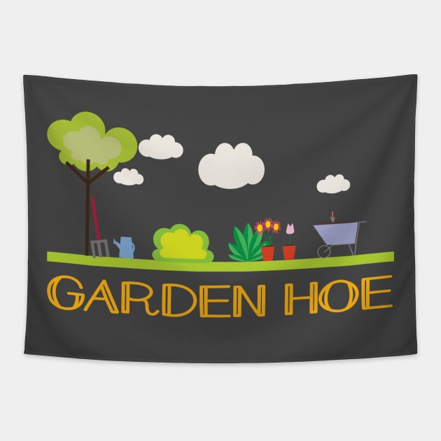 Garden Hoe Tapestry by BasicBeach