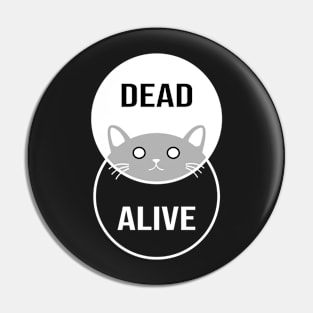 Schrodinger's Cat: Dead or Alive! Pin