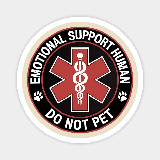 Emotional Support Husband Do Not Pet Magnet by ArtistTee ⭐⭐⭐⭐⭐