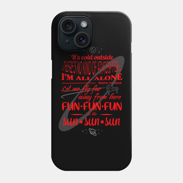 Red Dwarf Theme Song Phone Case by BobbyShaftoe