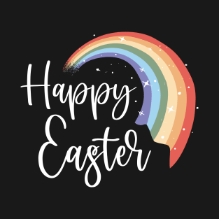Happy Easter Rainbow For Girls And Women Easter Day T-Shirt