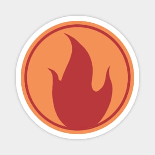 Team Fortress 2 - Red Pyro Emblem Magnet