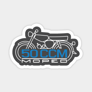 Scooter S51 50cc Emblem (white) Magnet