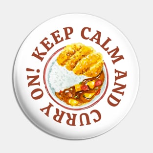 Keep Calm and Curry On! Pin