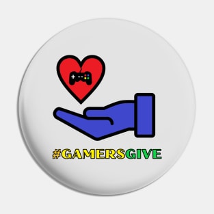 #GamersGive Pin