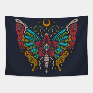 Boho Butterfly Eye Tapestry