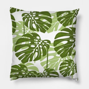 Monstera Wood Pillow