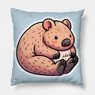 Kawaii Wombat Pillow