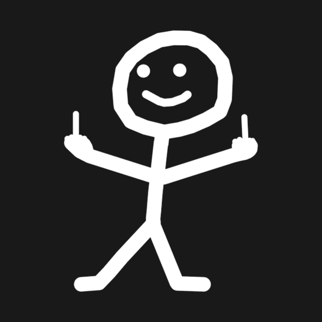 Stick Figure With Middle Finger by jasper-cambridge