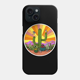 Hippie Cactus Phone Case