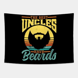 The Best Uncles Have Beards Men Bearded Dad Beard Father Tapestry