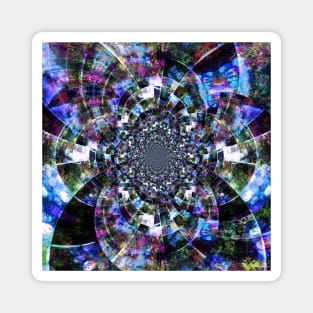 Abstract fractal in vivid colors Magnet