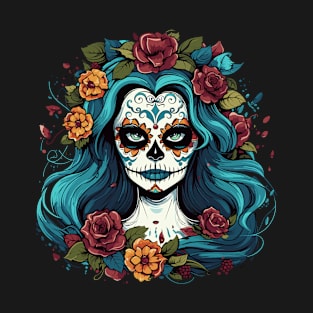 Day of The Dead La Catrina Dia De Los Muertos Women T-Shirt