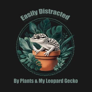 Plant and Leopard Gecko lovers Geckos Leopard Gecko and plants lovers T-Shirt