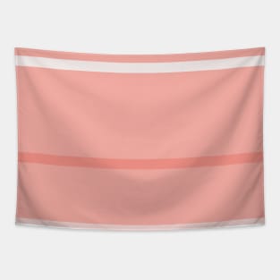 A brilliant incorporation of Isabelline, Pale Pink, Pale Salmon and Vivid Tangerine stripes. Tapestry