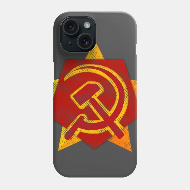 Red Alert Soviets Symbol Phone Case by Neon-Light