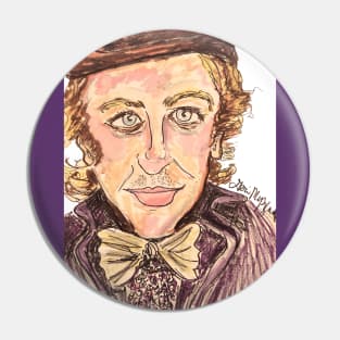 Gene Wilder Willy Wonka Pin