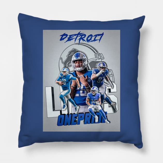 Detroit Lions Football Pillow by NFLapparel