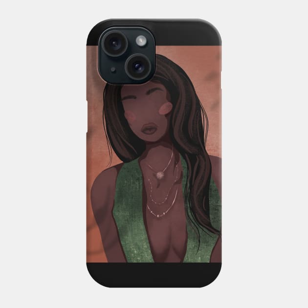 Fashion girl Phone Case by valentyna mohylei