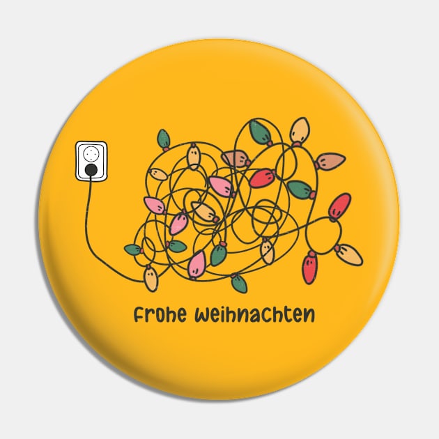 Frohe Weihnachten - Merry Xmas Pin by Pop Cult Store