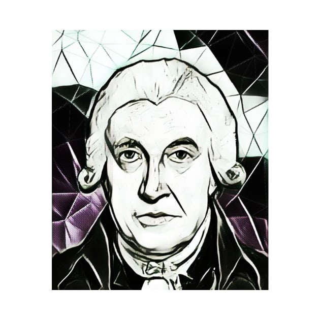 James Watt Black And White Portrait | James Watt Artwork 3 by JustLit