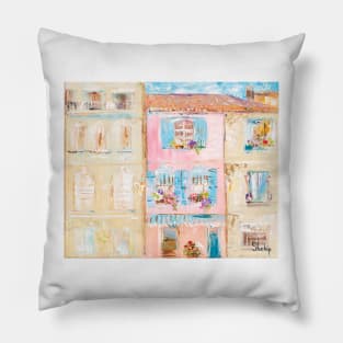 Lovely Houses. Spain Pillow