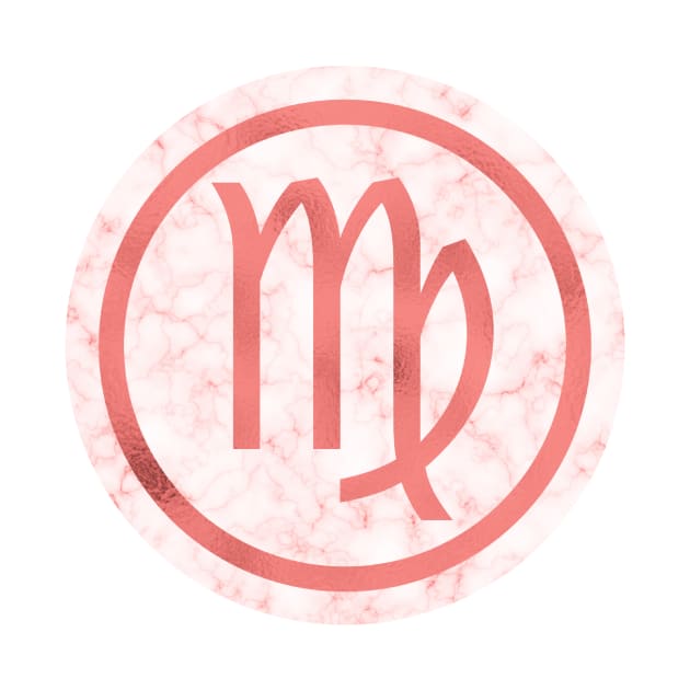 Living Coral Marble Zodiac - Virgo by BiscuitSnack