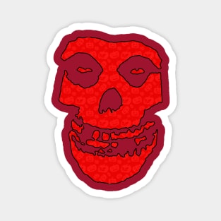 Crimson Ghost - Red Halloween Pumpkins Magnet