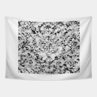 White dark night marble Tapestry