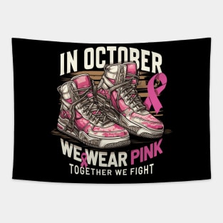 In October, We Wear Pink: Join the Fight Against Breast Cancer! Tapestry