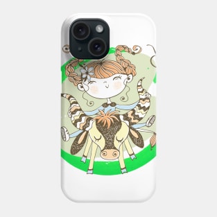 Zodiac Taurus Cute Kid Design Horoscope Gift Phone Case