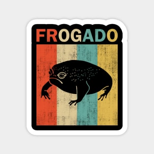 Black Desert Rain Frog Frogado Retro Vintage Style Magnet