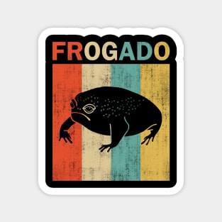 Black Desert Rain Frog Frogado Retro Vintage Style Magnet