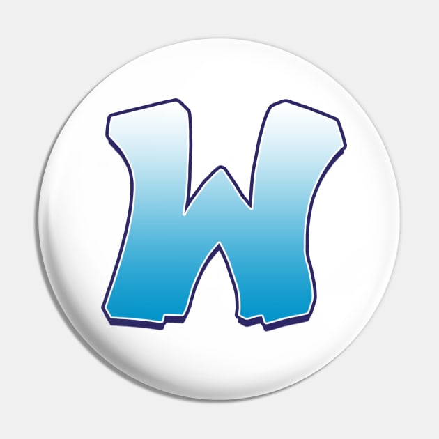 W- Blue Pin by Dmitri