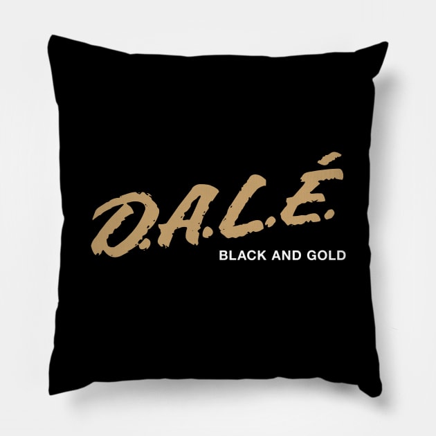 LAFC - Dale! Black & Golllllddddddddd! Pillow by TheAestheticHQ