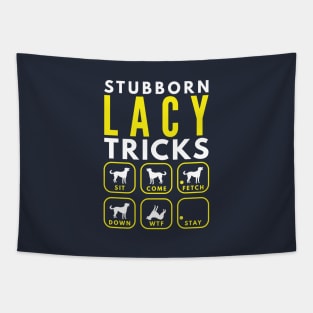 Stubborn Lacy Tricks - Dog Training Tapestry