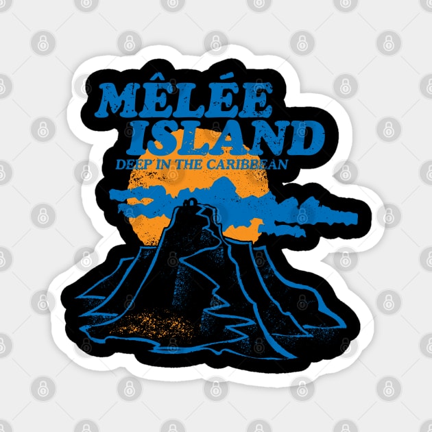 Mêlée Island (Dark Variant) Magnet by Geekeria Deluxe