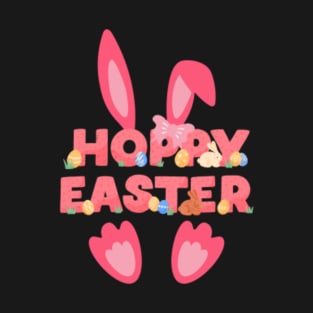Hoppy Easter Girl Bunny T-Shirt