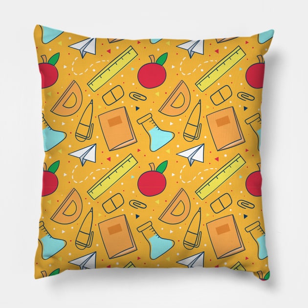 back to school Pillow by happy6fox