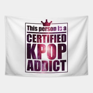 Certified KPOP Addict Tapestry