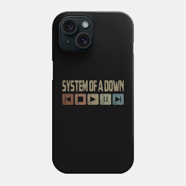 System of a Down Control Button Phone Case by besomethingelse