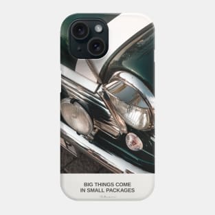 1990 Rover Mini Cooper S photography with quote Phone Case