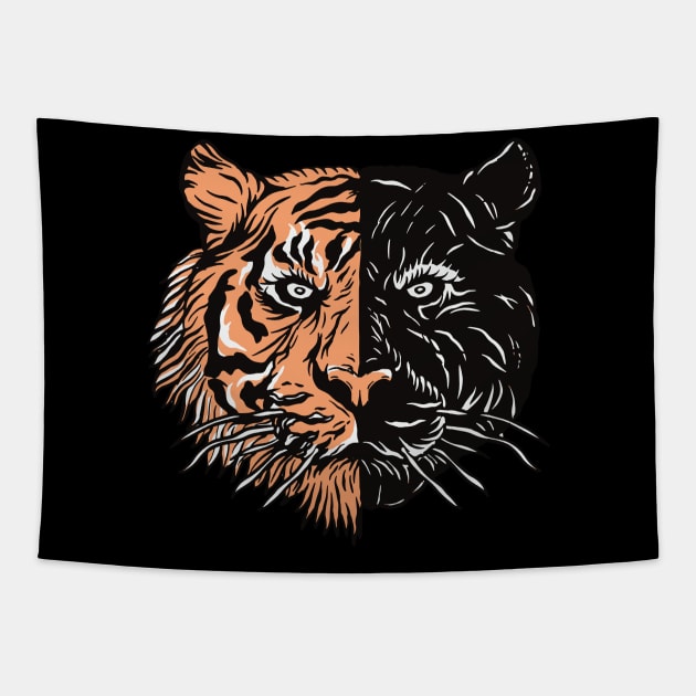 big cat brother Tapestry by elpizzaloco