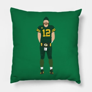 rodgers the number 12 Pillow