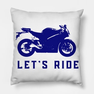 Let's Ride Pillow