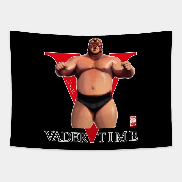 Big Van Vader Tribute Tapestry by JayGeeArt