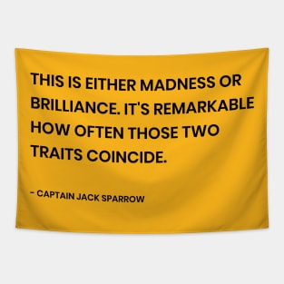 Captain Jack Sparrow Quote Tapestry