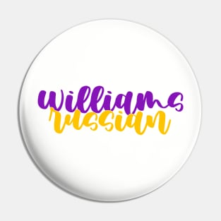 williams college russian Pin