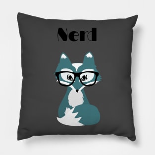 Foxy Nerd Pillow